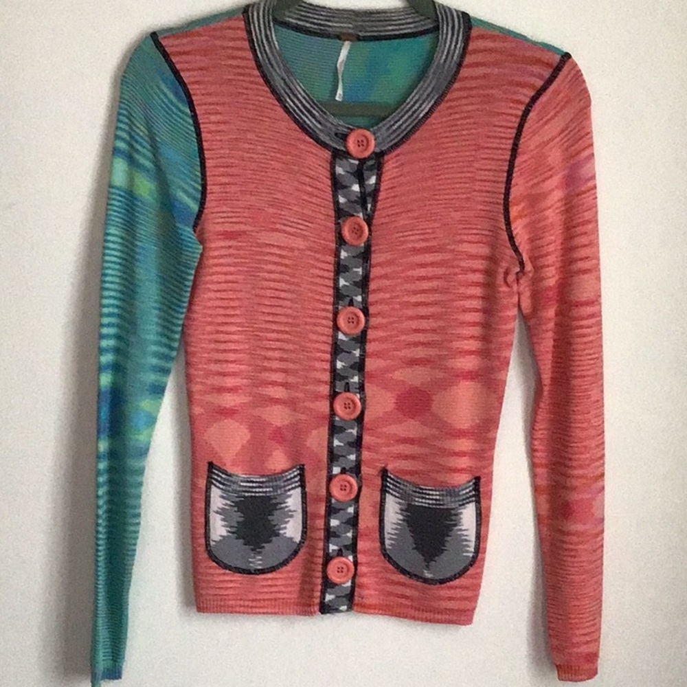 Free people XS long sleeved cardigan.